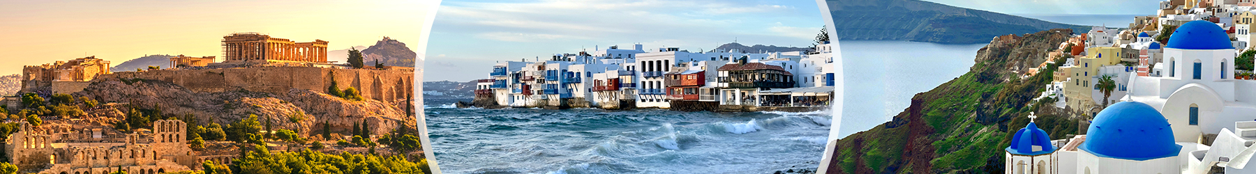 Athens, Mykonos & Santorini Holidays
