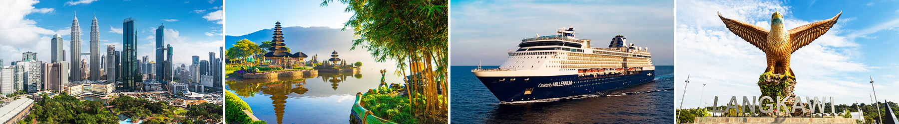 Bali to Singapore Cruise via Malaysia & Thailand – 14 Nights
