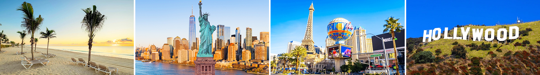 New York, Las Vegas, Hollywood & All-Inclusive Cancun – 14 Nights